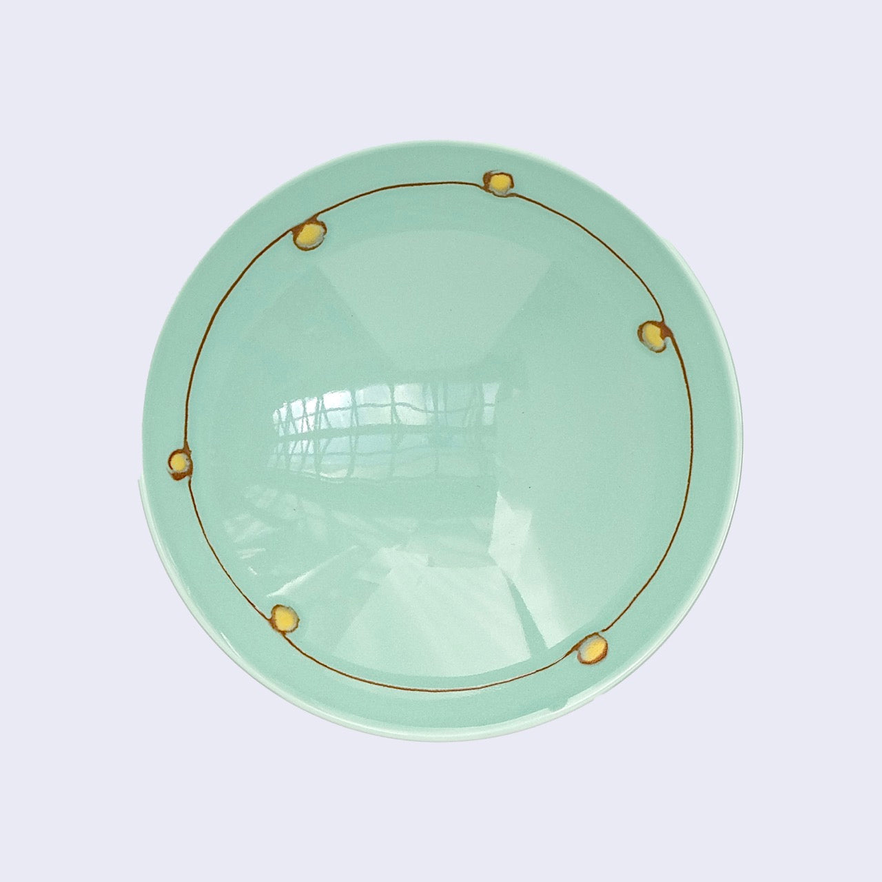 Large Hakusan Shalilow bowl D-11 by White Mountain Pottery, showcasing traditional ceramic craftsmanship and smooth, rounded design.
