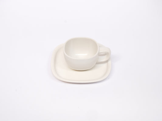 柳宗理 白黒 コーヒーカップソーサー / Black and White Coffee Cup and Saucer