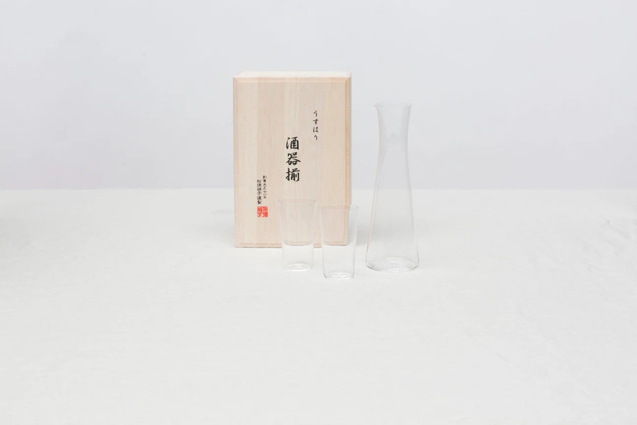 松徳硝子 酒器揃 / Sake set - CIBI TOKYO STORE