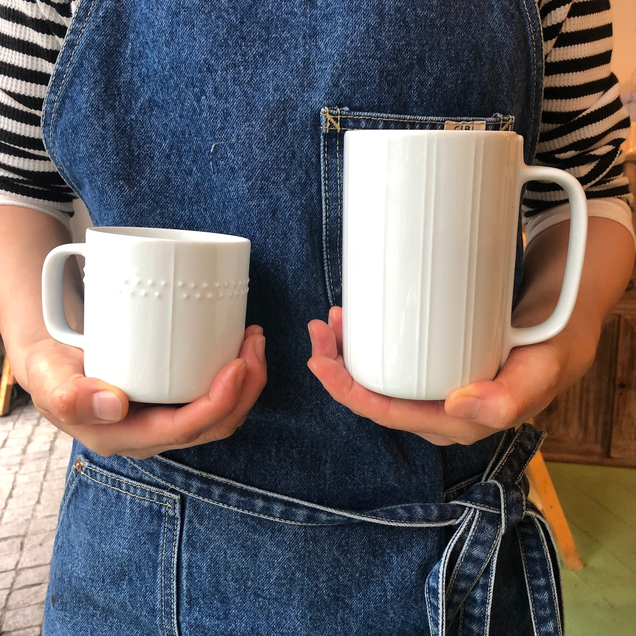 白山陶器 レリーフマグ トール / Relief mug tall size - CIBI TOKYO STORE