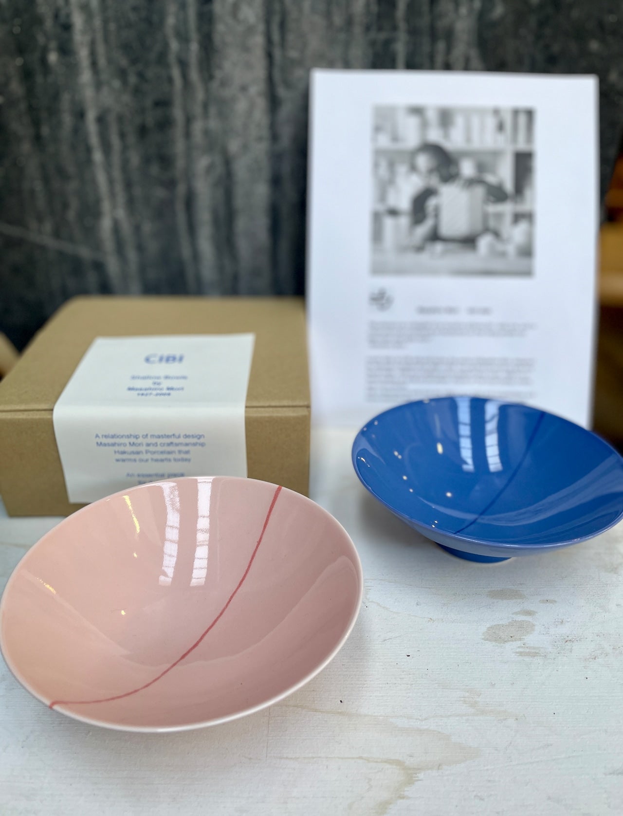 Shallow bowl gift box（2個セット: F-13,H-26） - CIBI TOKYO STORE