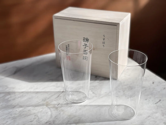 松徳硝子 タンブラーL 木箱2P / Tumbler L set - CIBI TOKYO STORE