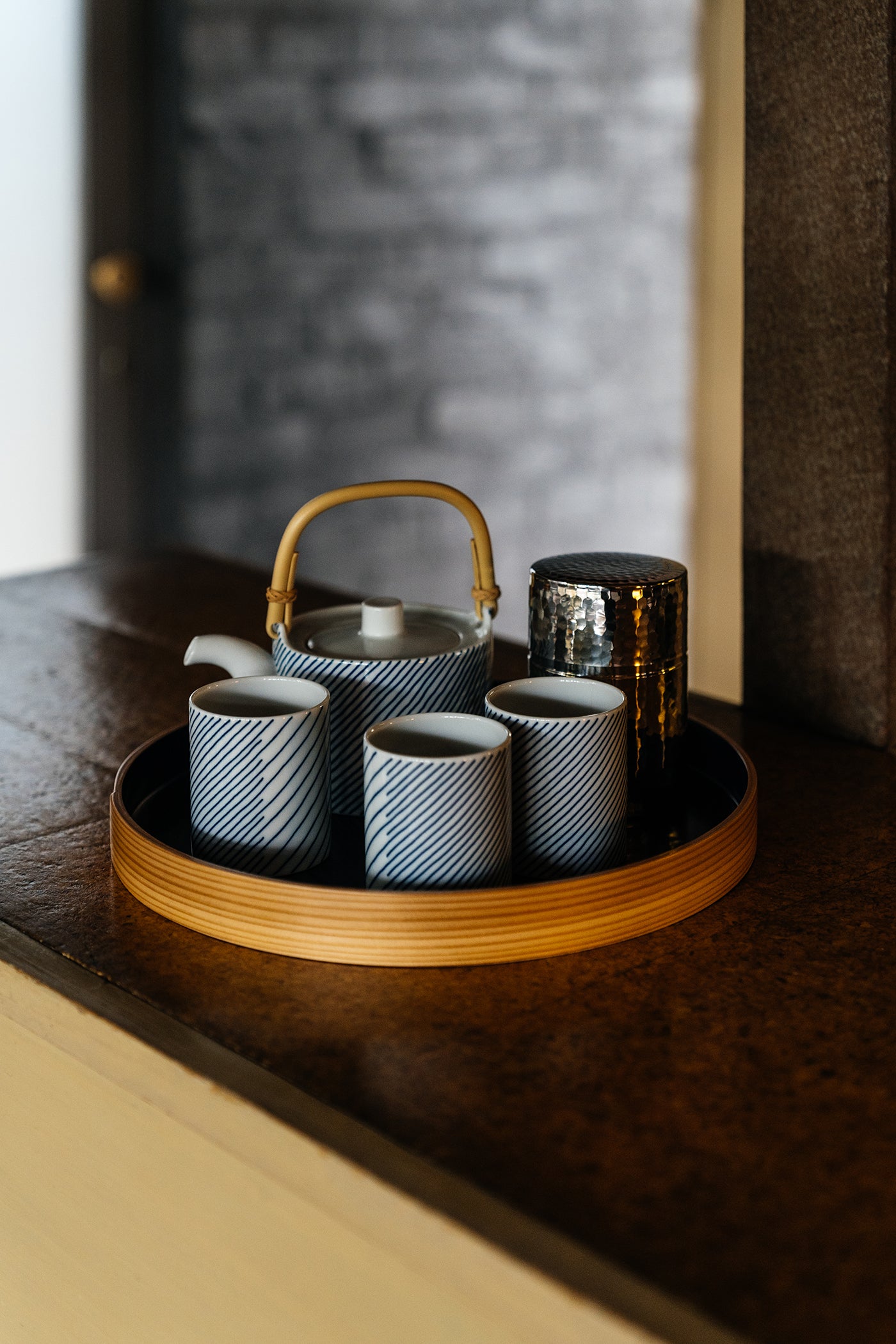 工房アイザワ 茶筒 槌目 / SS Tea canister - CIBI TOKYO STORE