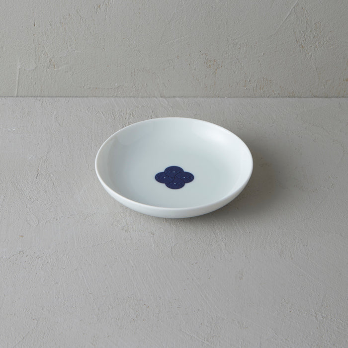 柳宗理 和食器シリーズ お皿　古白磁 染付紋・渦 / Sori Yanagi Plate