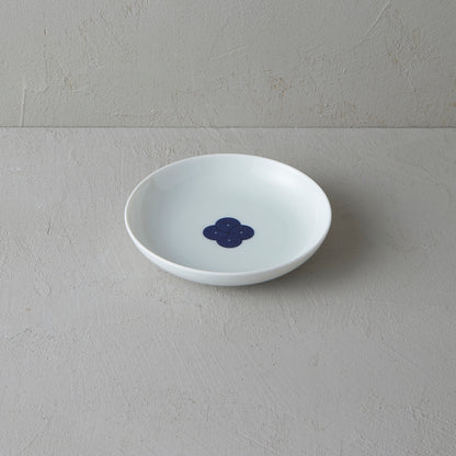 柳宗理 和食器シリーズ お皿　古白磁 染付紋・渦 / Sori Yanagi Plate