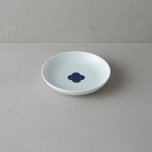 柳宗理 和食器シリーズ お皿　古白磁 染付紋・渦 / Sori Yanagi Plate