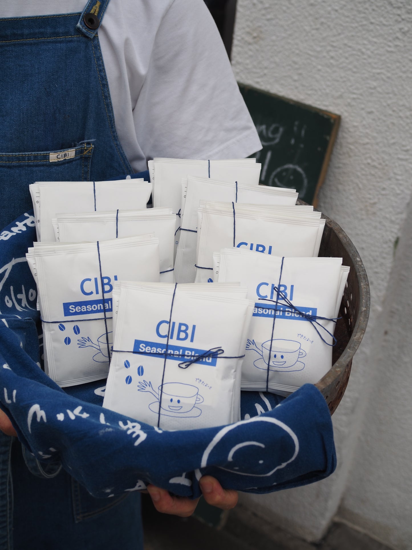 CIBI Seasonal Blend drip coffee bag with vibrant packaging, showcasing a fresh and aromatic coffee experience.