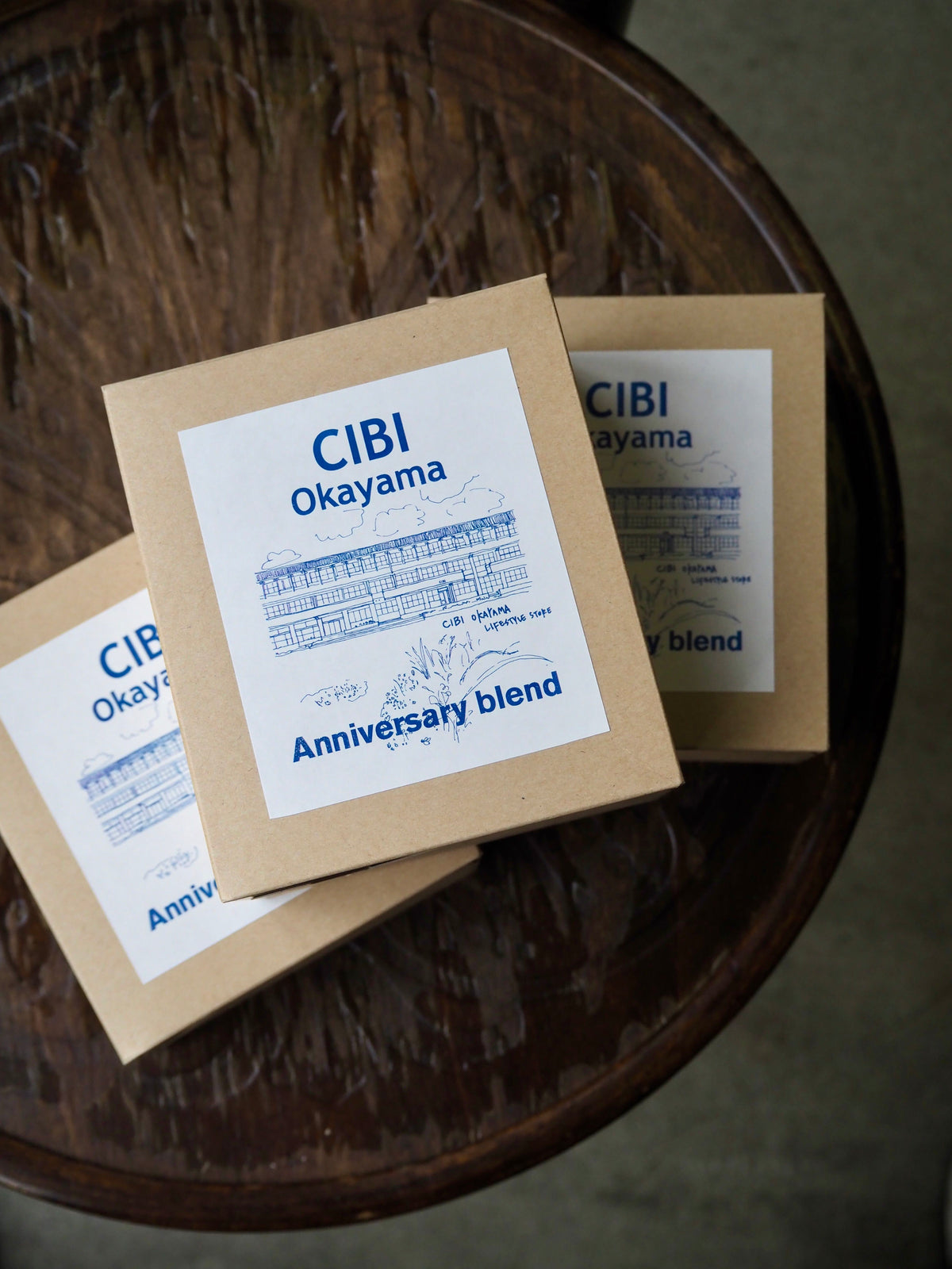 CIBI Okayama Anniversary Blend drip coffee bag with rich aroma and smooth flavor, ready for brewing.
